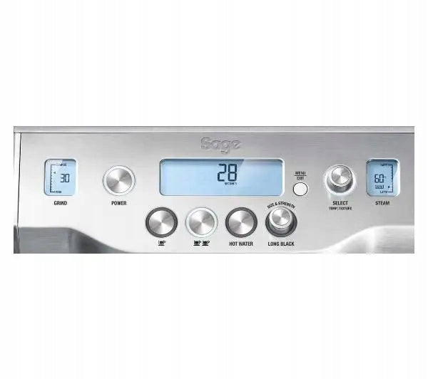Espresso machine for Coffee Sage BES980 Flask 2400W 15 Bar Silver Brand Sage