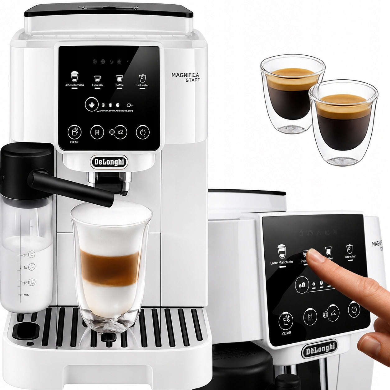 Espresso machine for coffee De'Longhi Magnifica Start ECAM220.61.W 1450W