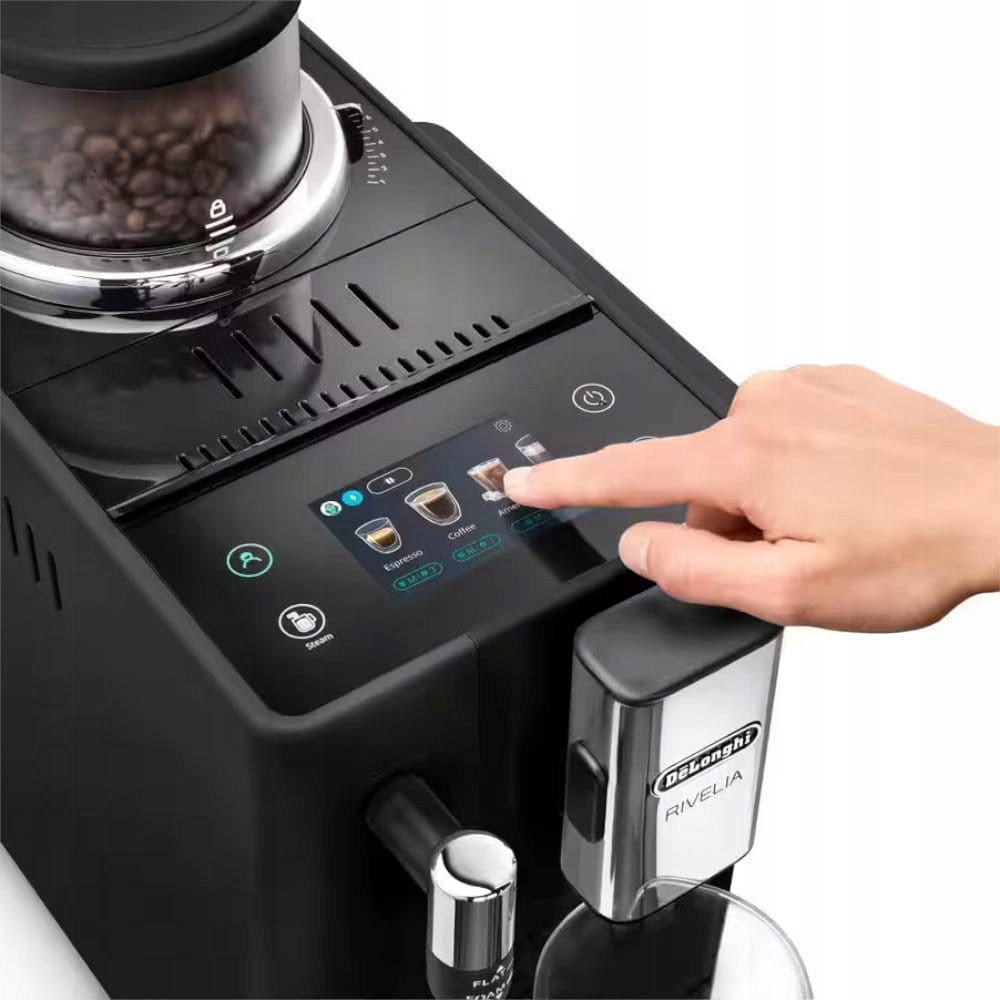 Espresso machine for coffee De'Longhi Rivelia EXAM 440.35.B black Manufacturer code 440.35.B