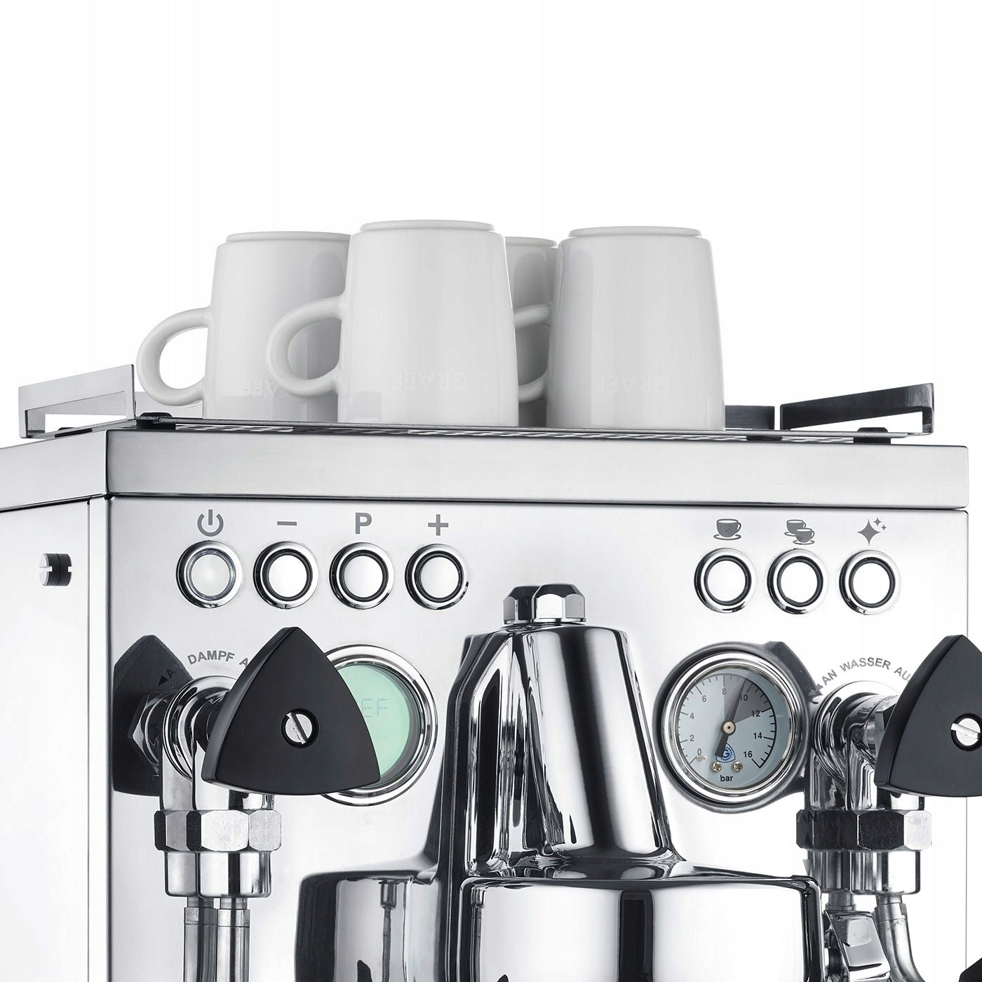Espresso machine for coffee Graef Estessa (Silver) Model ES1500EU