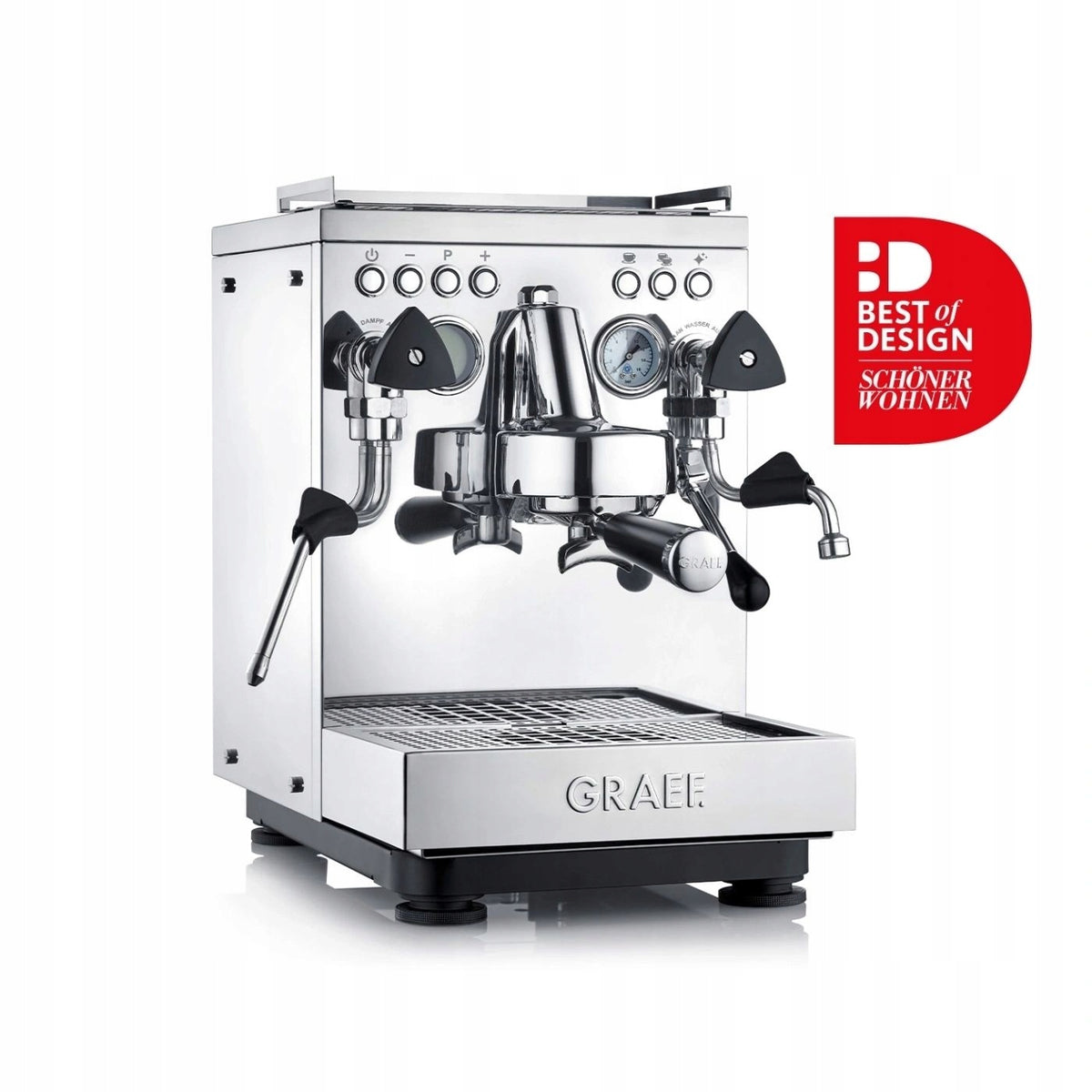 Espresso machine for coffee Graef Estessa (Silver)
