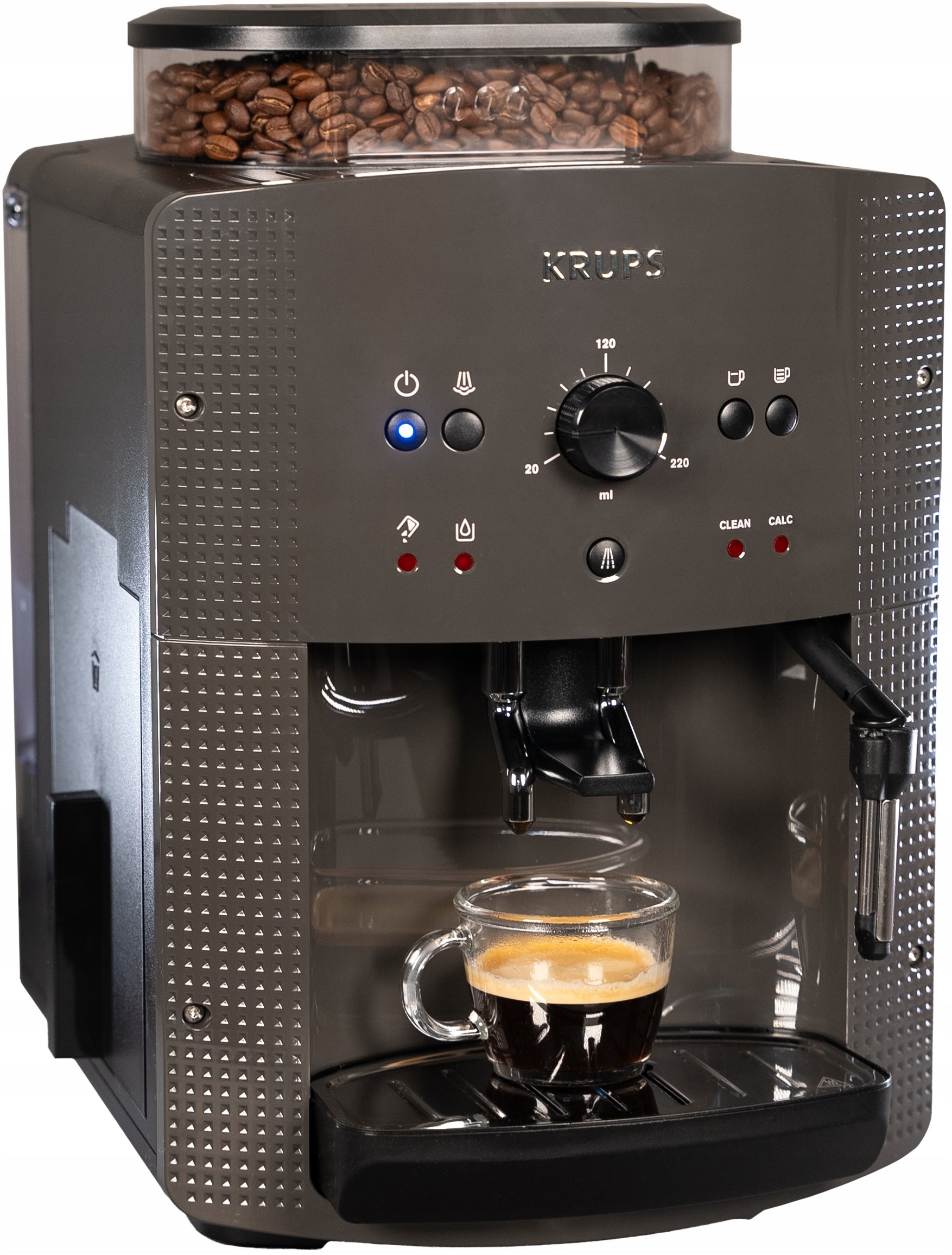Espresso machine for coffee KRUPS EA810B 15 bar automatic with grinder Packaging status original
