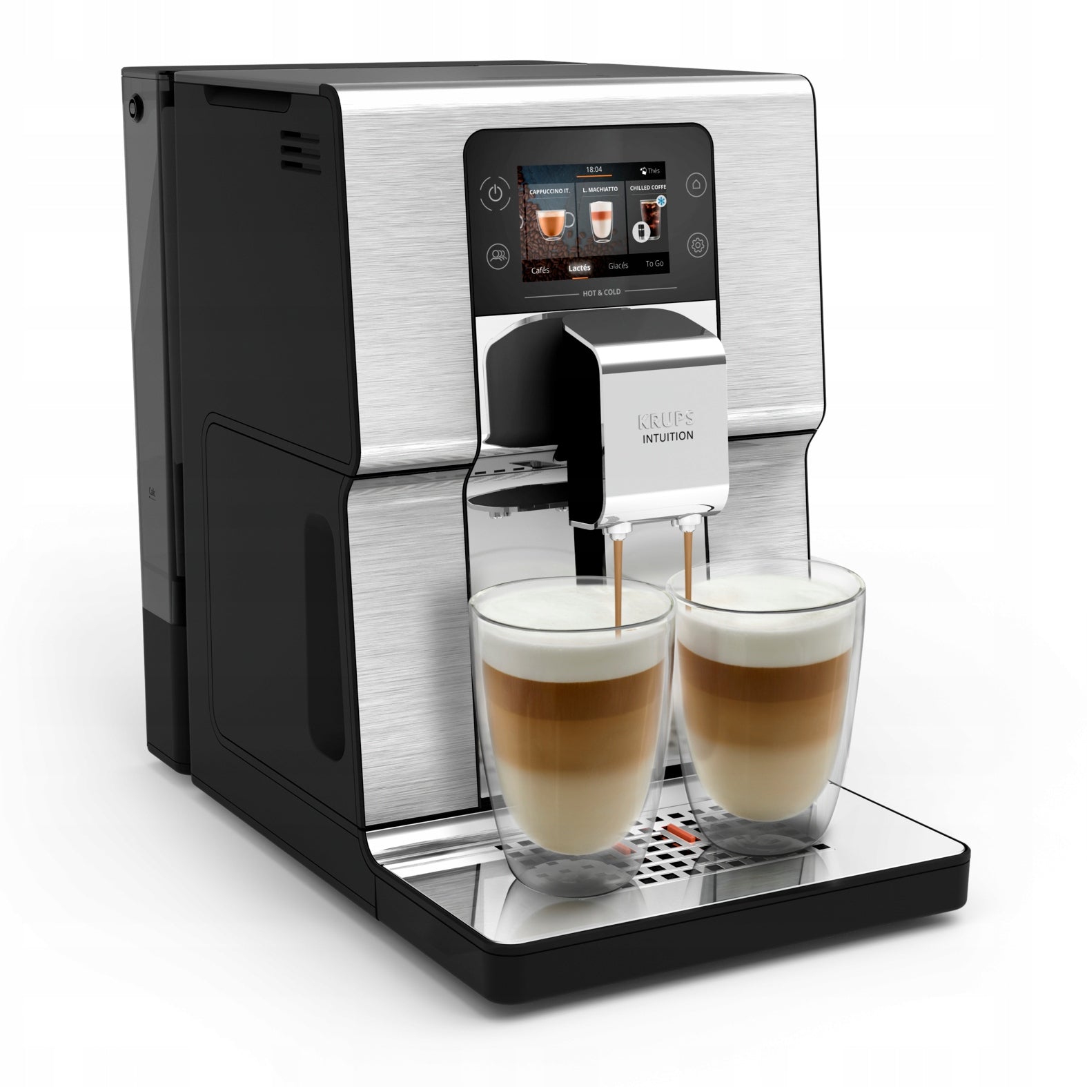 Espresso machine for coffee KRUPS Intuition Experience Hot&Cold EA879EEA Manufacturer code EA879EE0