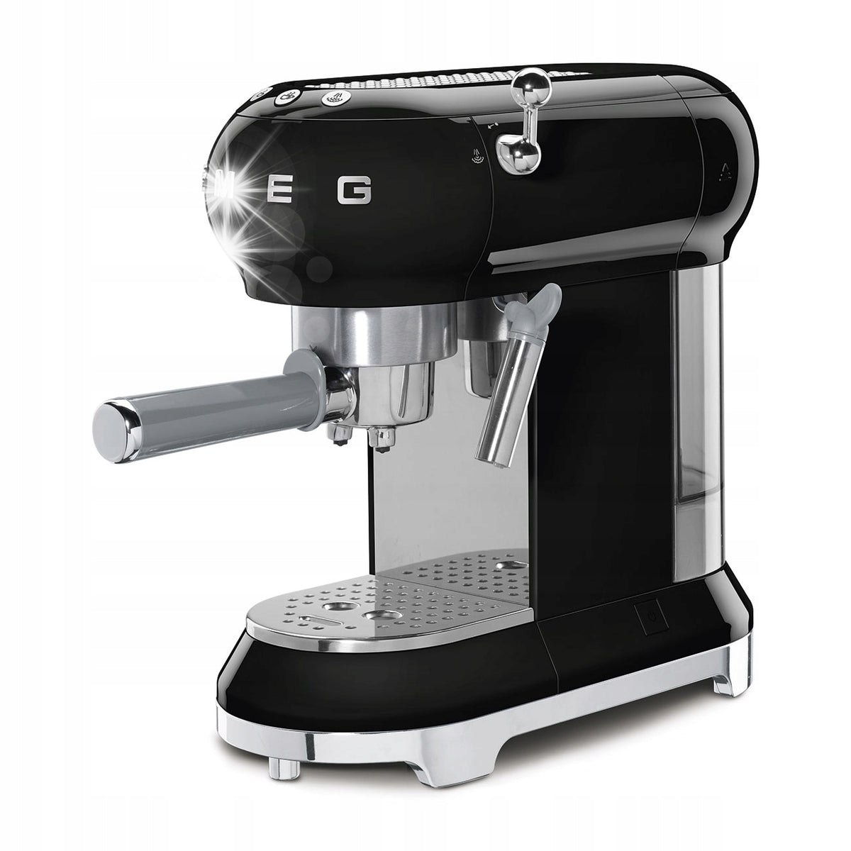 Espresso machine for coffee Smeg ECF02BLEU 1350W 15 bar Kolbowy Black