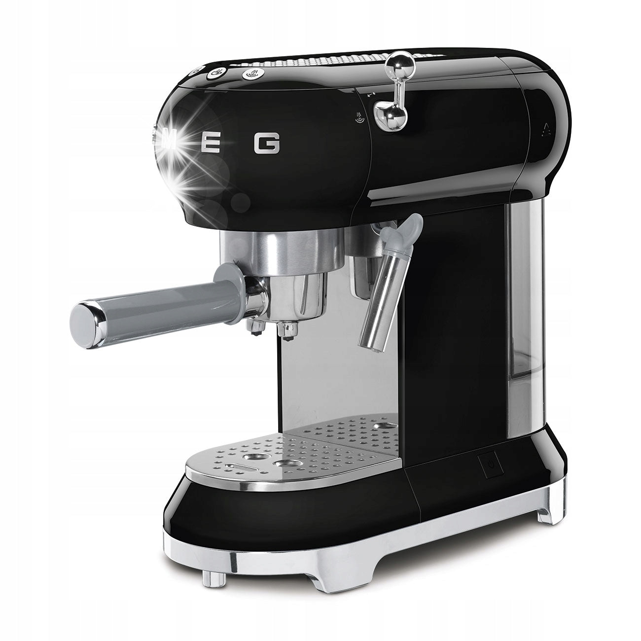 Espresso machine for coffee Smeg ECF02BLEU 1350W 15 bar Kolbowy Black