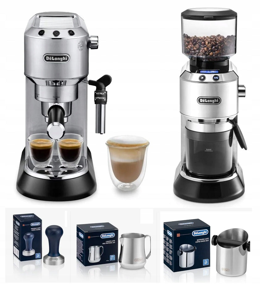 Espresso machine for flask coffee + grinder DeLonghi ECKG6821.M