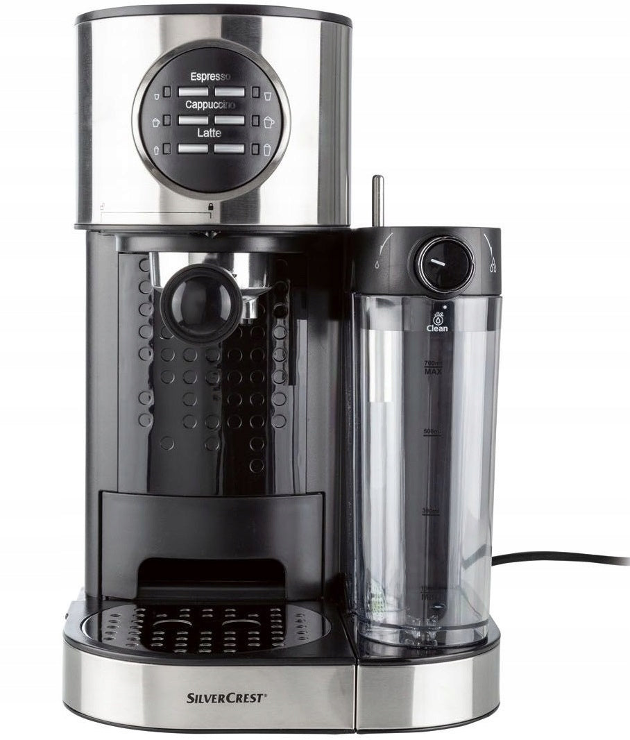 Espresso machine with frother Silvercrest SEMM 1470W Function Latte PRO Model SEMM 1470 A2