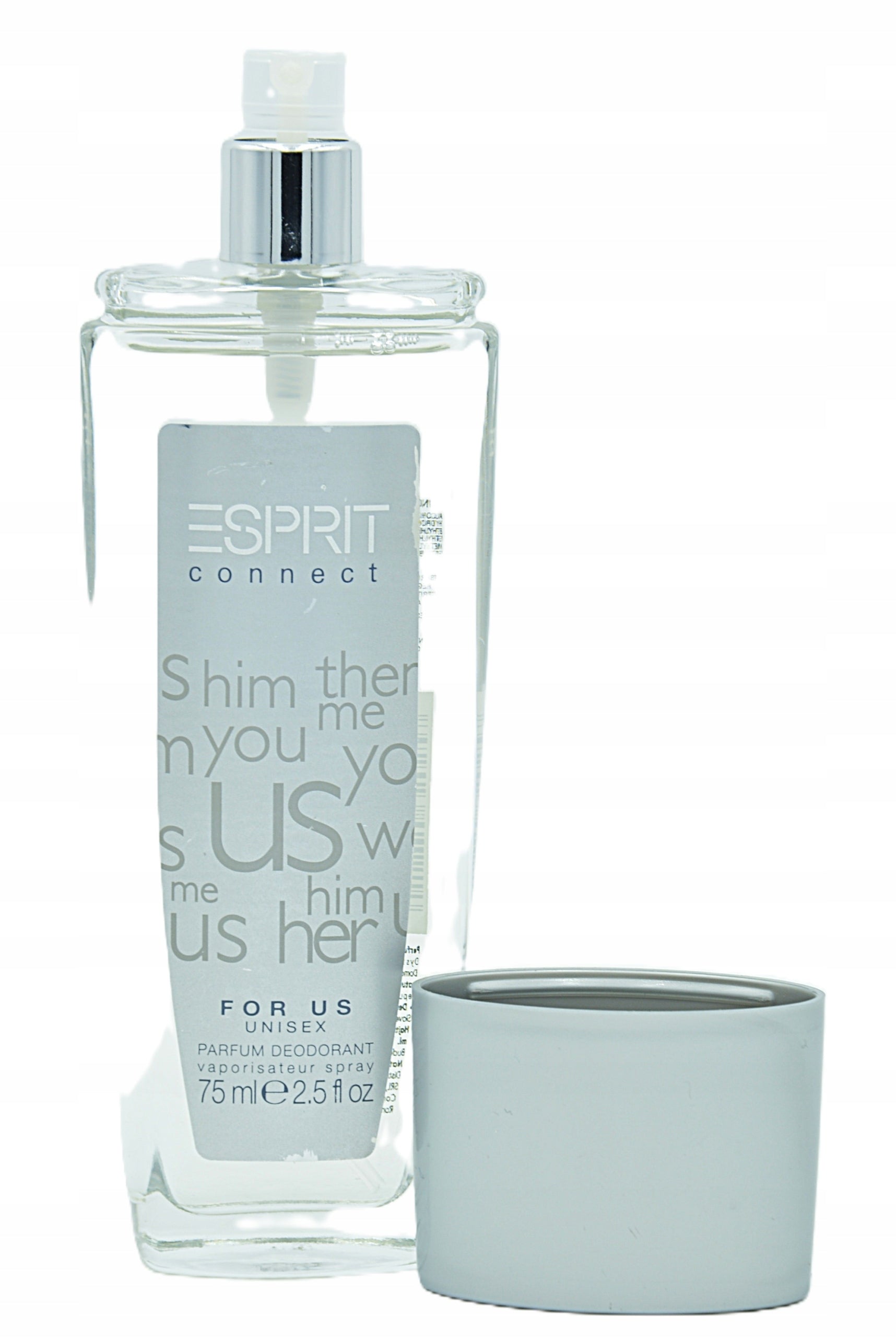 Esprit Connect For Us Unisex 75ml pdvs Perfumed Deodorant Unique Packaging status original
