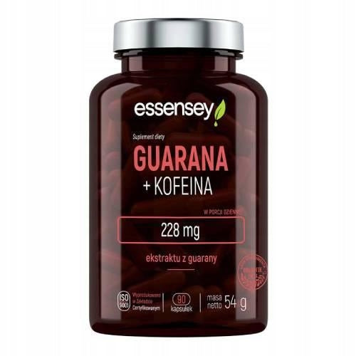 Essensey Guarana + Caffeine, concentration and vitality, 90 capsules