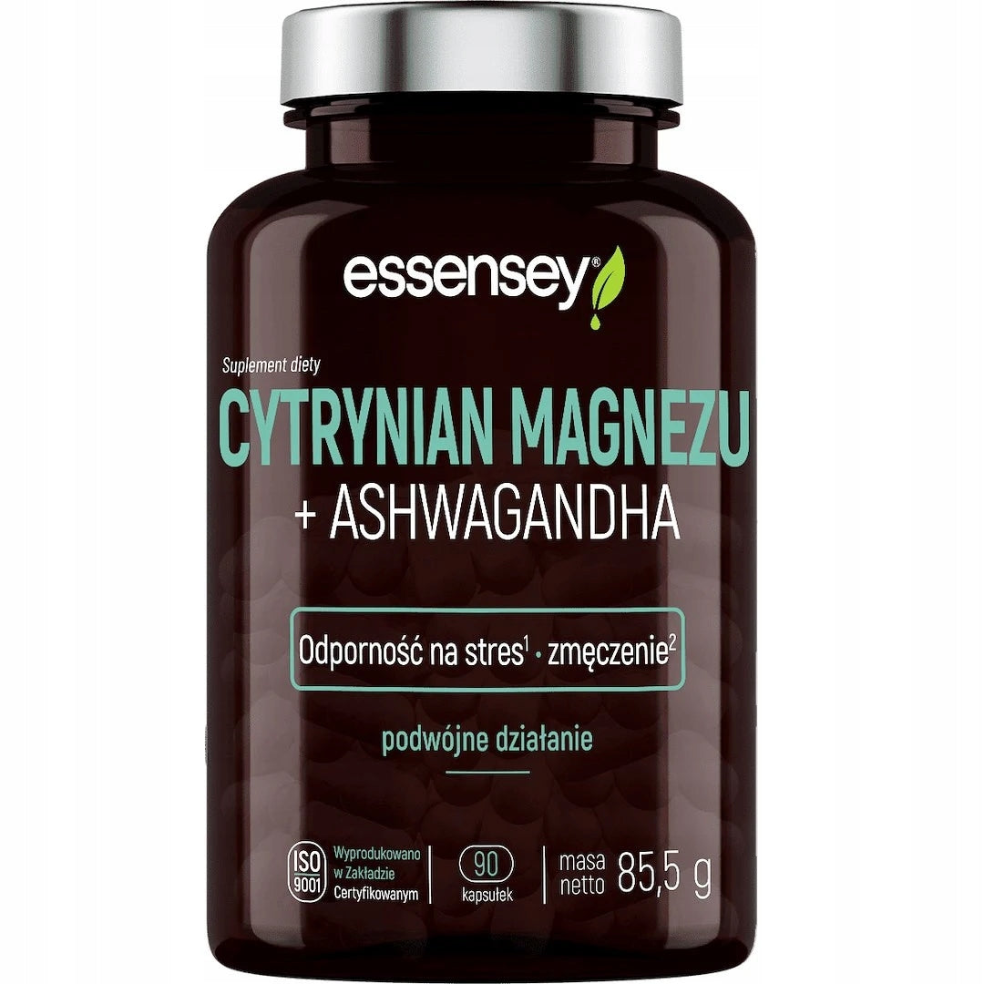 Essensey Magnesium citrate Ashwagandha 90 kaps.