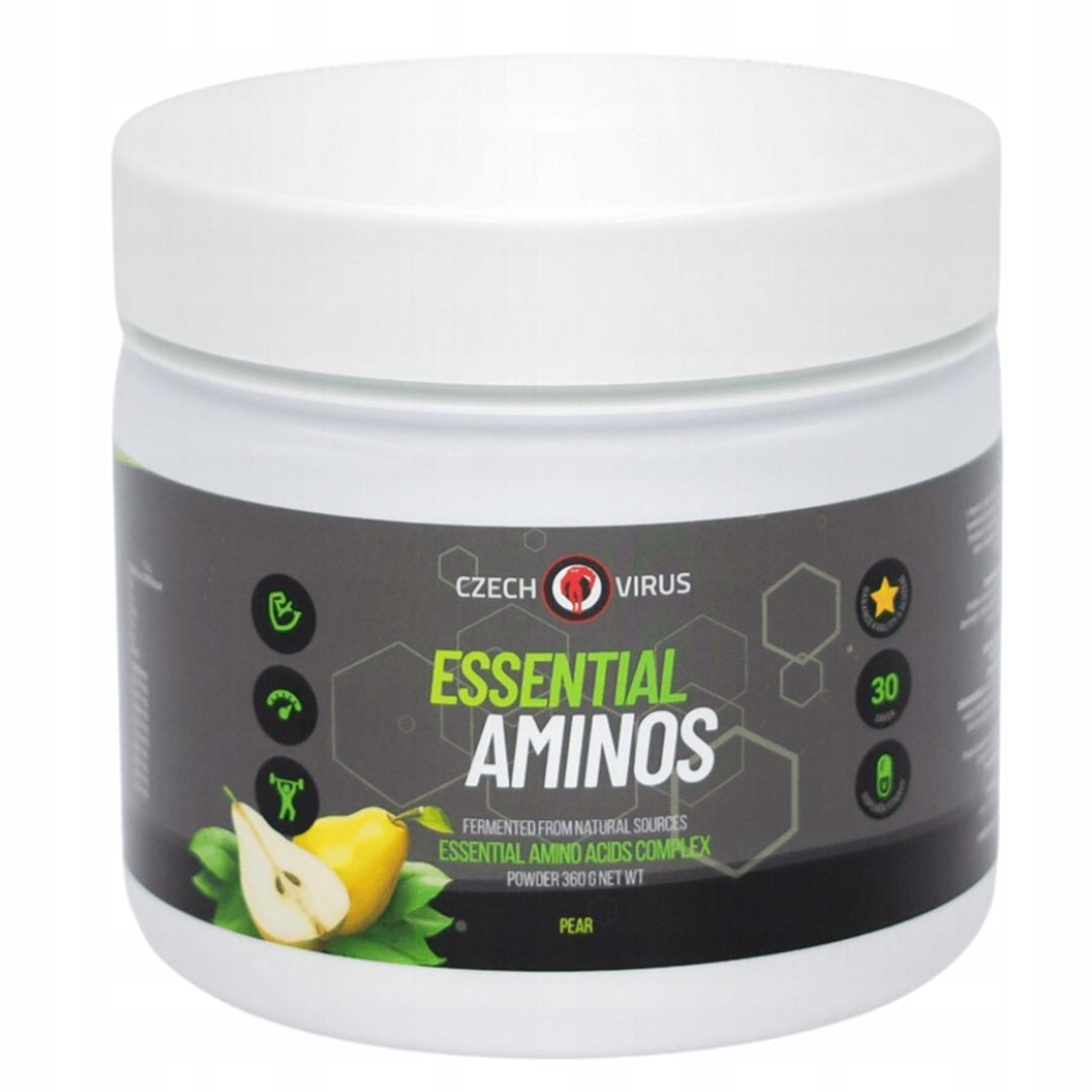 Essential Aminos 360g - červený pomeranč, lesní plody