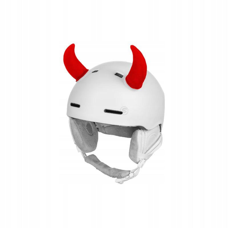 Etape Funny Horns Kit dekorace na přilbu červená