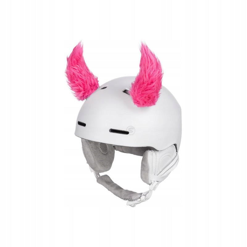 Etape Funny Horns Kit dekorace na přilbu růžová fluo