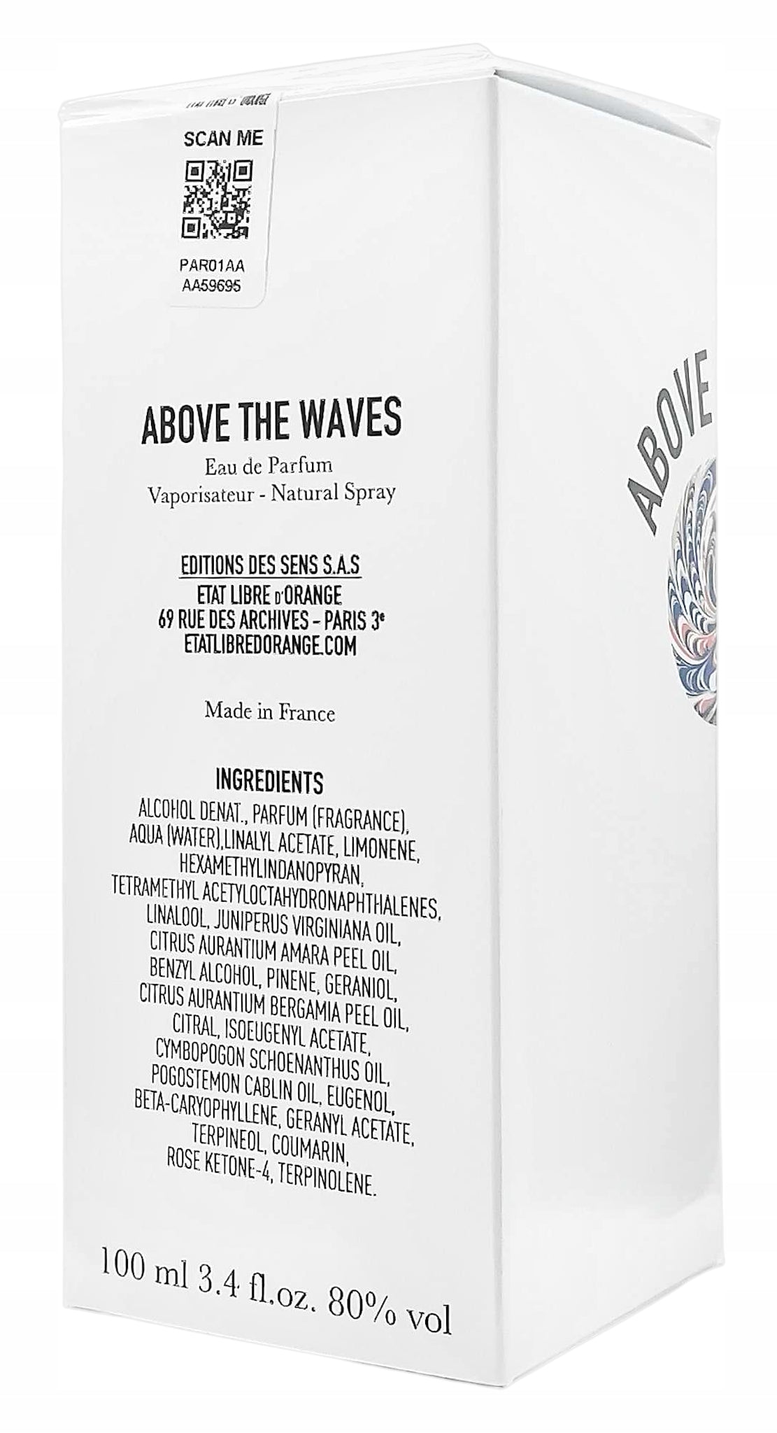 Etat libre d'Orange Above the Waves EDP 100ml Manufacturer code 3760168593970