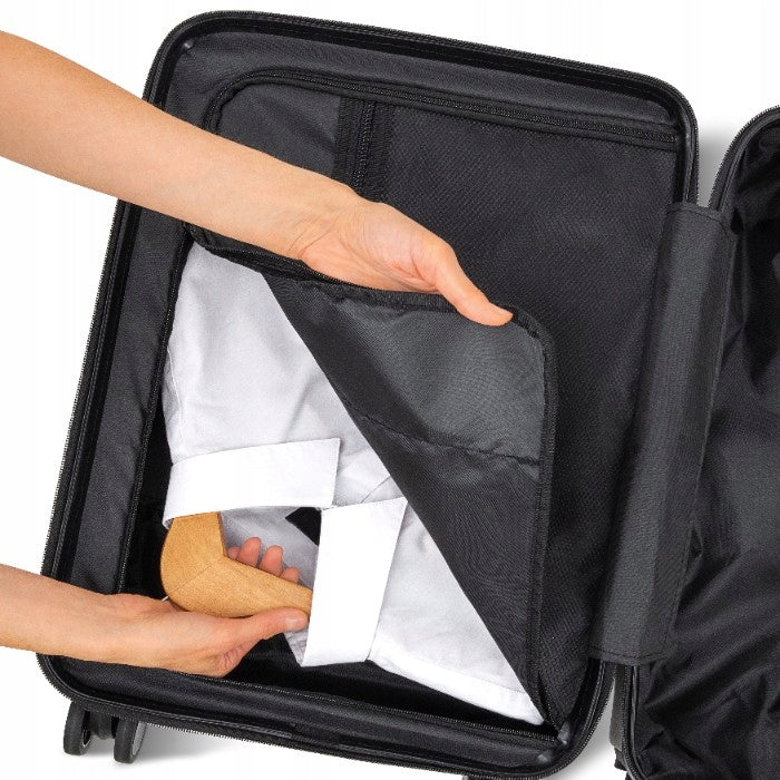 Eternitive E1 Outlet Travel Suitcase Large L 96l ABS Wheels 360° Grey Depth (shorter edge) 32 cm