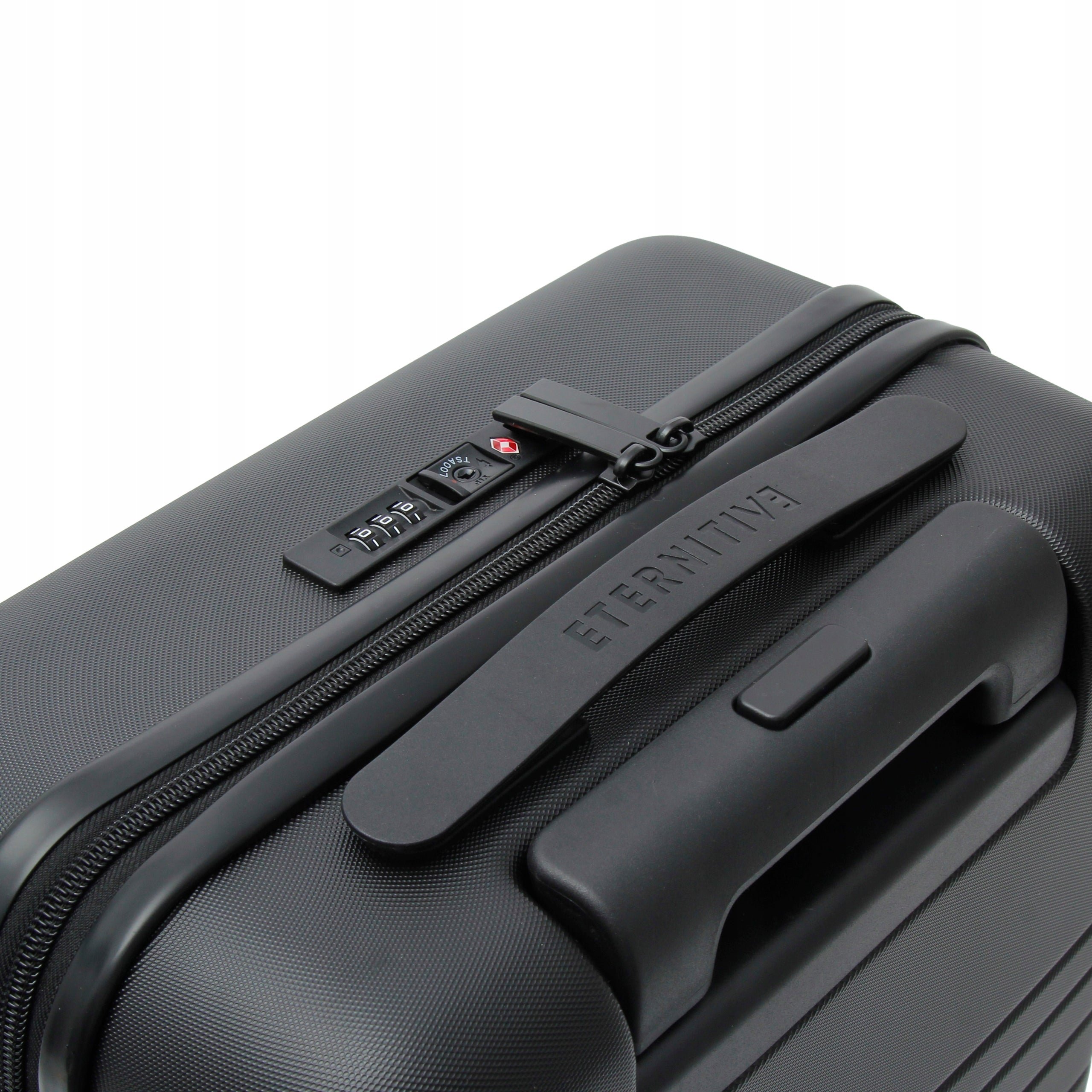Eternitive E2 cabin suitcase hard ABS 38L laptop pocket TSA black Depth (shorter edge) 23 cm