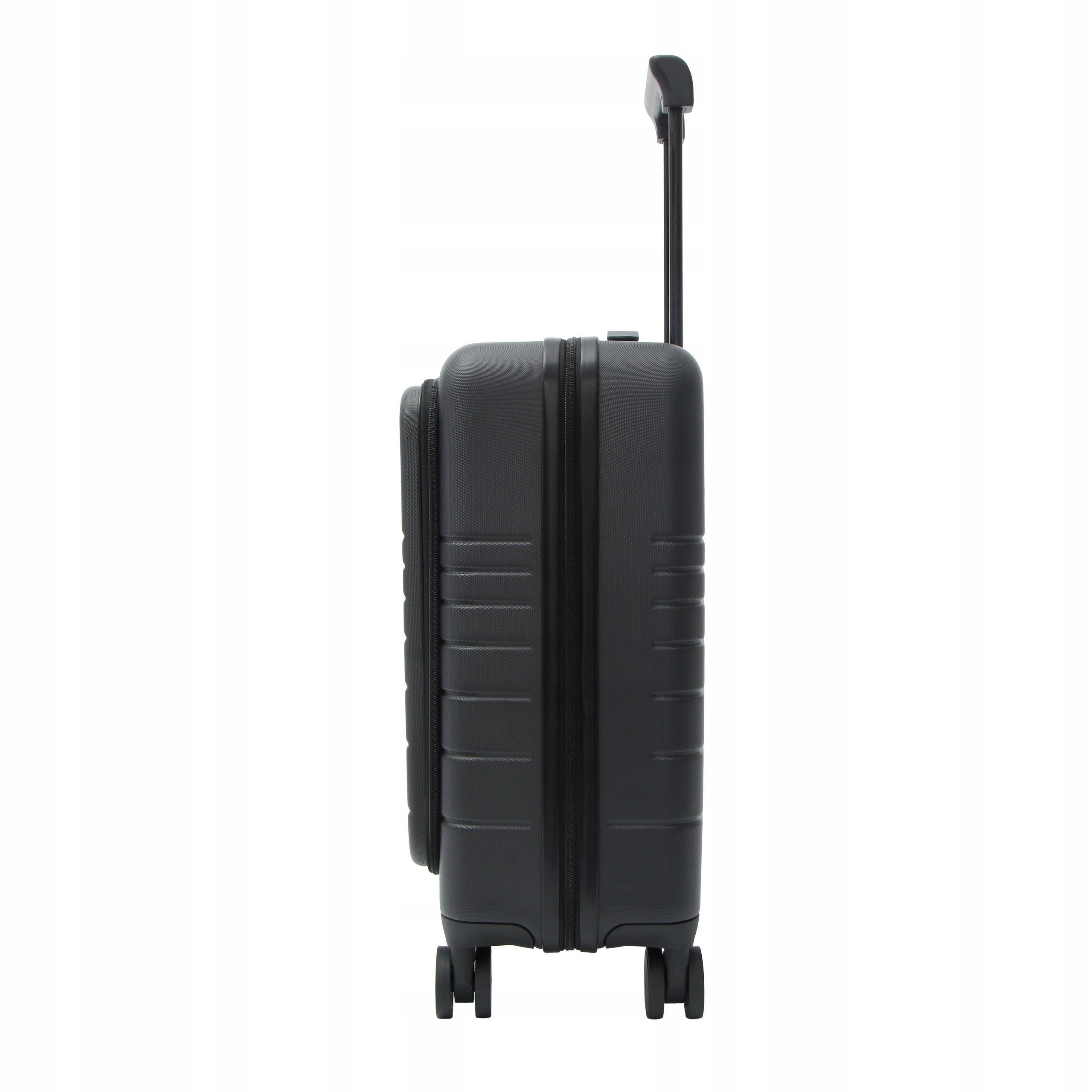 Eternitive E2 cabin suitcase hard ABS 38L laptop pocket TSA black Model E2