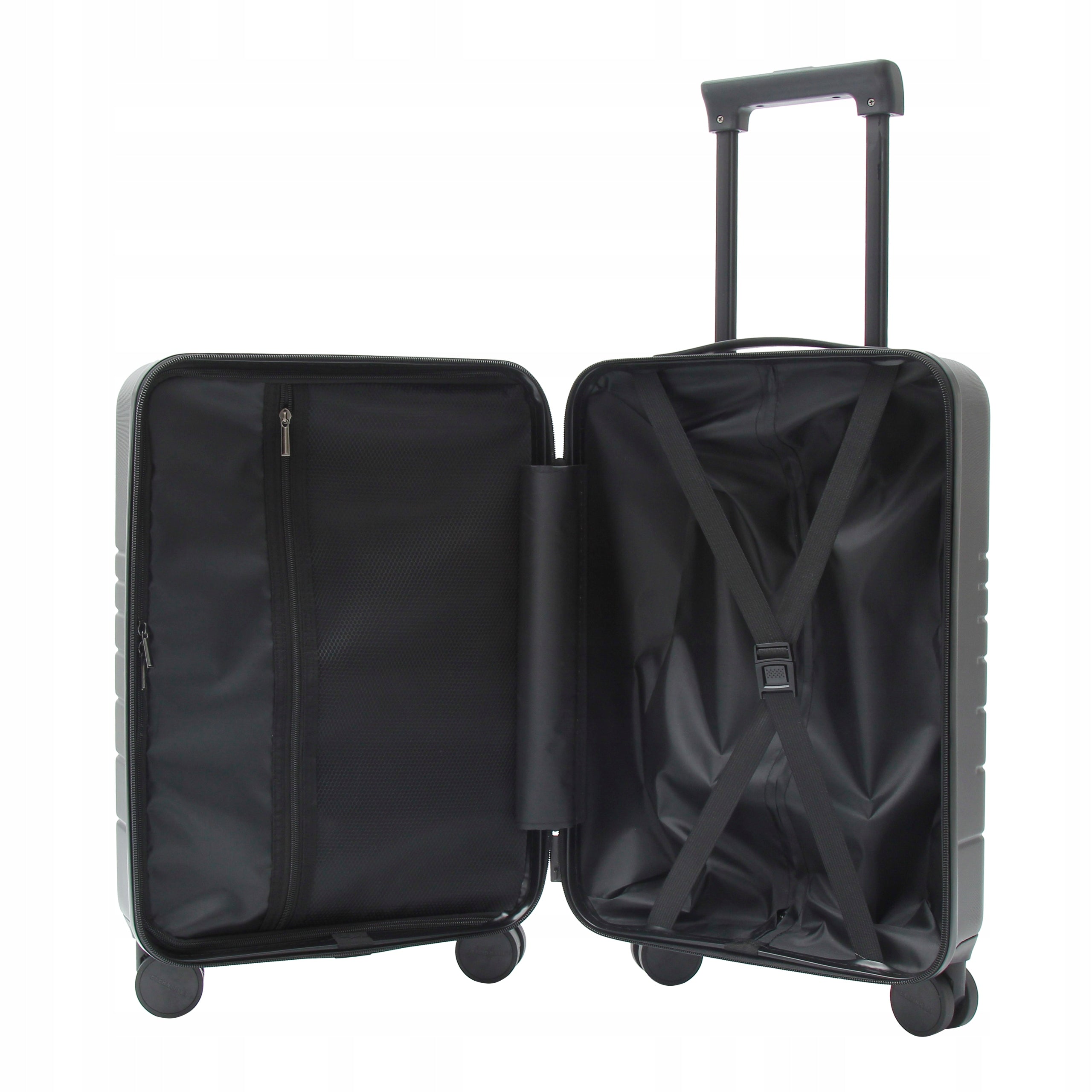 Eternitive E2 cabin suitcase hard ABS 38L laptop pocket TSA black Width (longer edge) 35 cm