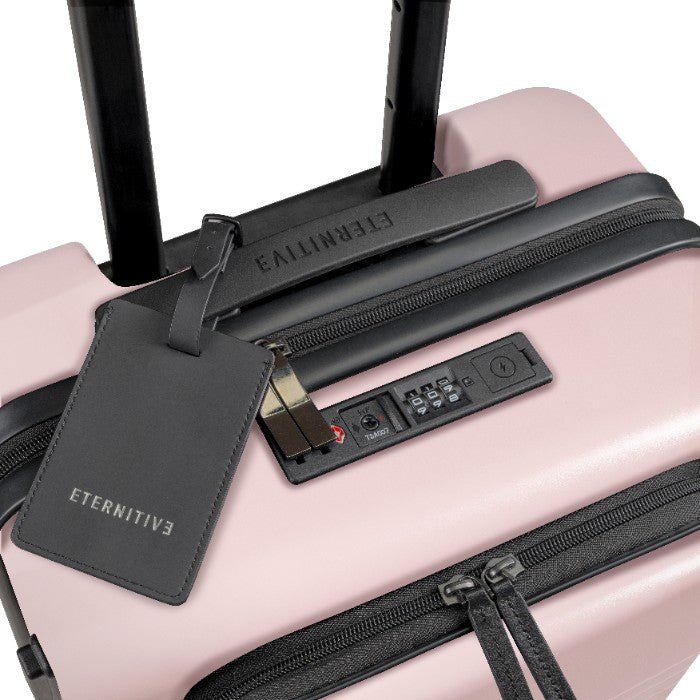 Eternitive E3 Cabin Case ABS + Polycarbonate USB Port Wheels 360° pink Width (longer edge) 34 cm