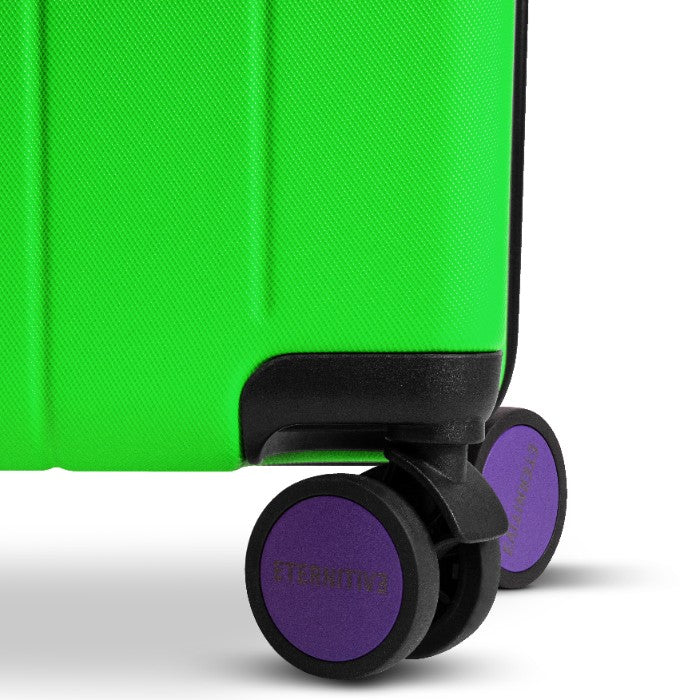 Eternitive JOY Cabin case 54 cm matt ABS TSA lock Wheels 360° Green Width (longer edge) 35 cm