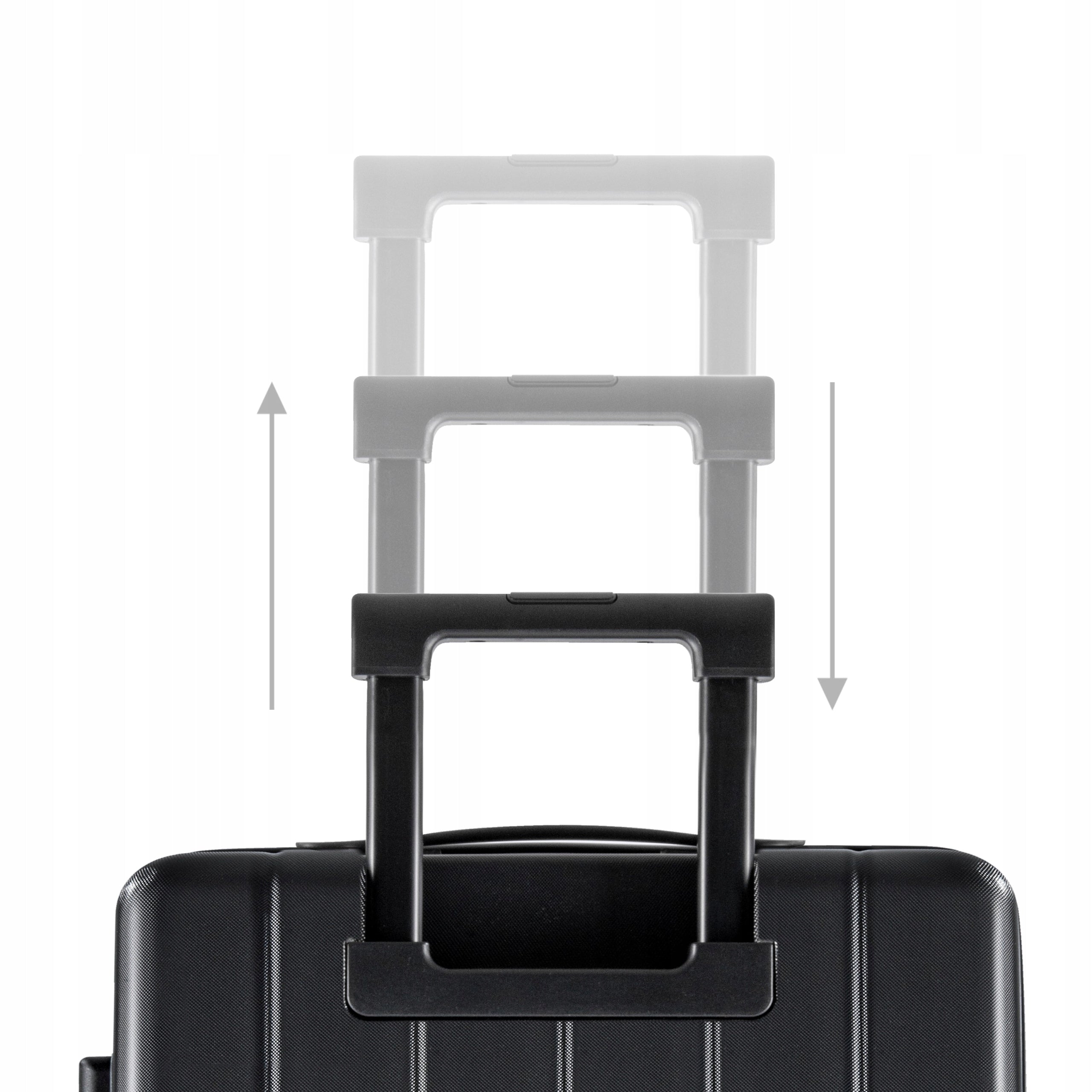 Eternitive JOY Cabin case 54 cm matt ABS lock TSA Wheels 360° Black Height 55 cm