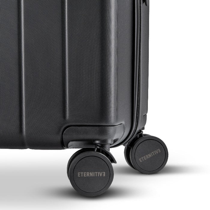 Eternitive JOY Cabin case 54 cm matt ABS lock TSA Wheels 360° Black Width (longer edge) 35 cm