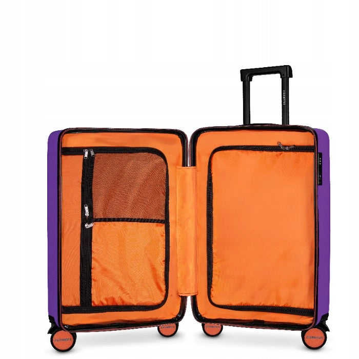 Eternitive JOY Cabin case 54 cm matt ABS lock TSA Wheels 360° Violet Brand Eternitive