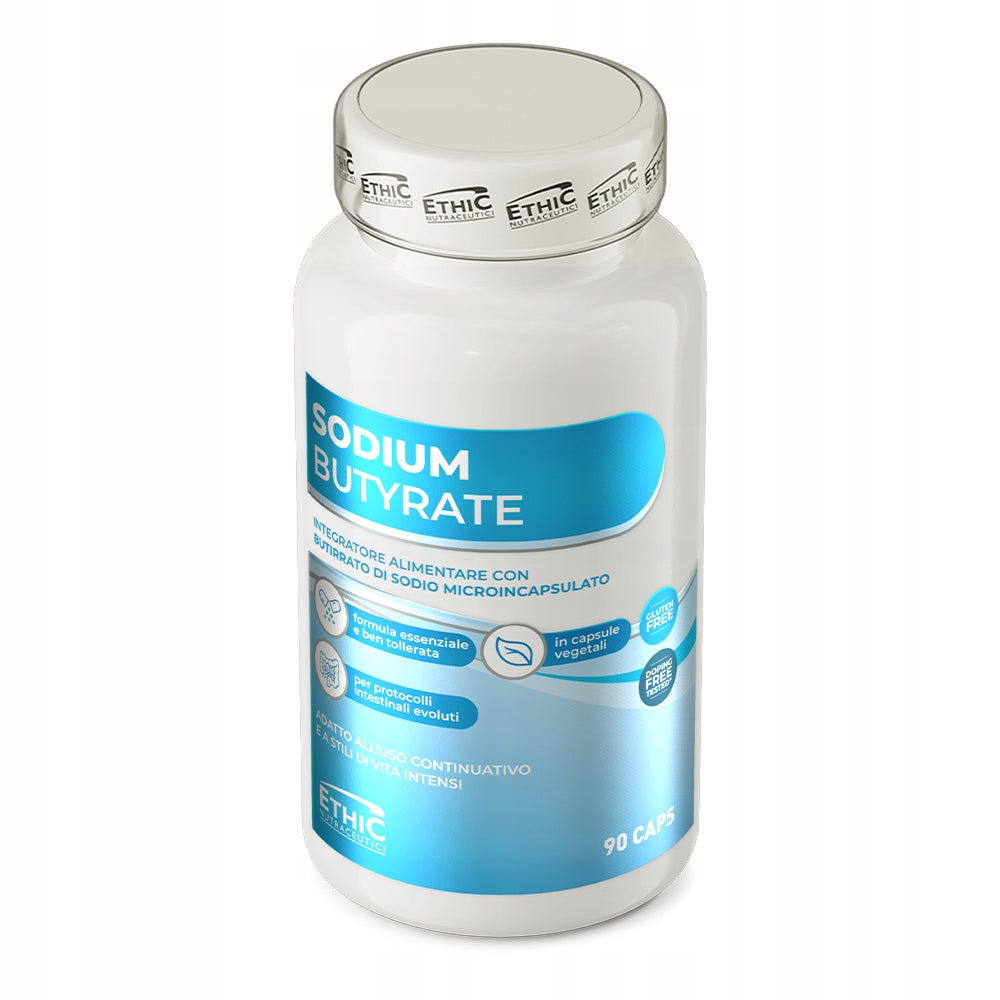 Ethic Nutraceutici Sodium Butyrate 90 capsules SODIUM BUTYRATE Intestinal constipation Manufacturer code 8051764433230