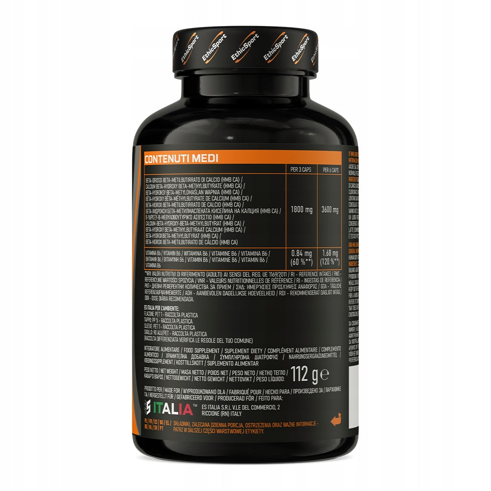 EthicSport HMB 3600 Plus 120 capsules Packaging status original