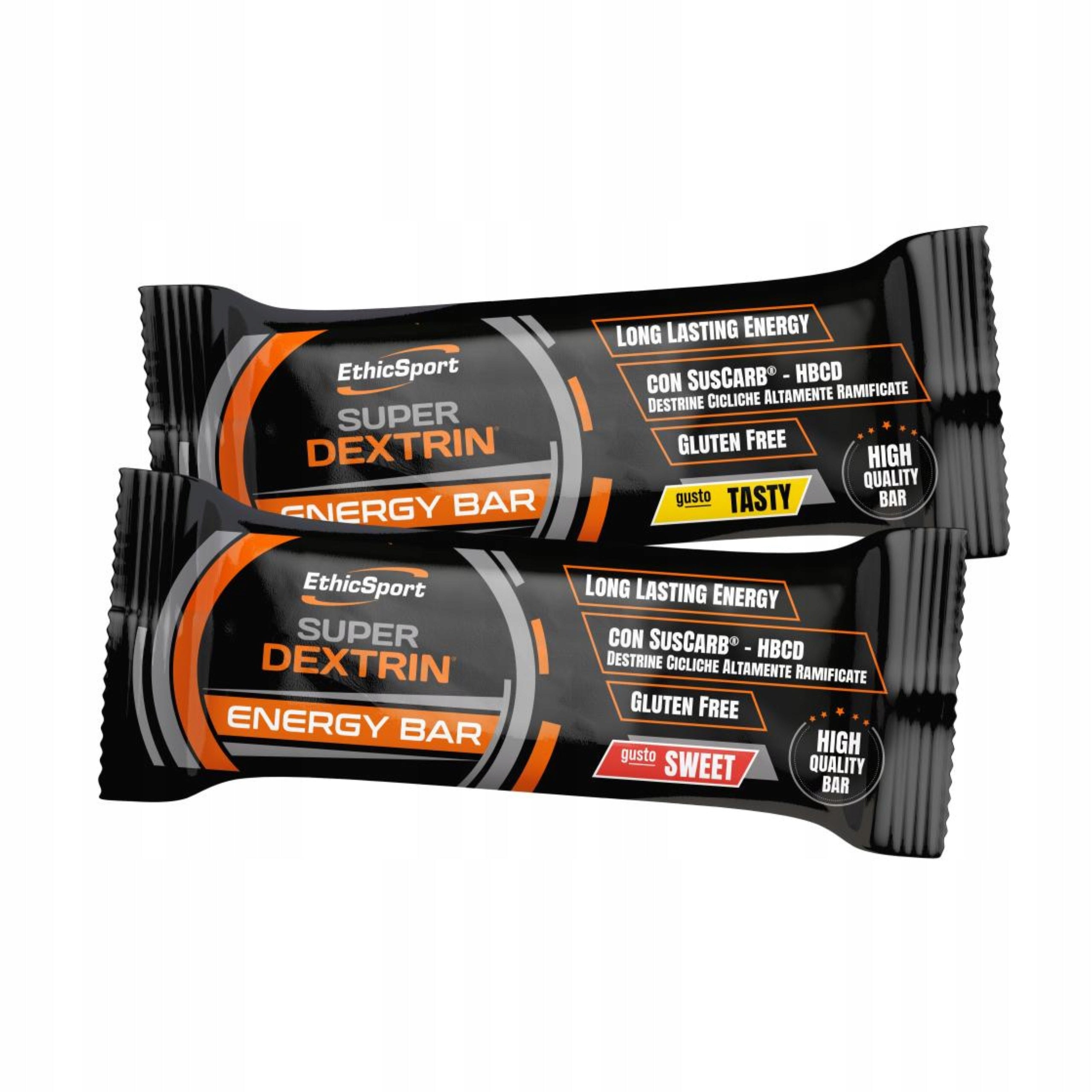 EthicSport Super Dextrin 45 g Energy Bar SWEET CARBO Charcoals Packaging status original
