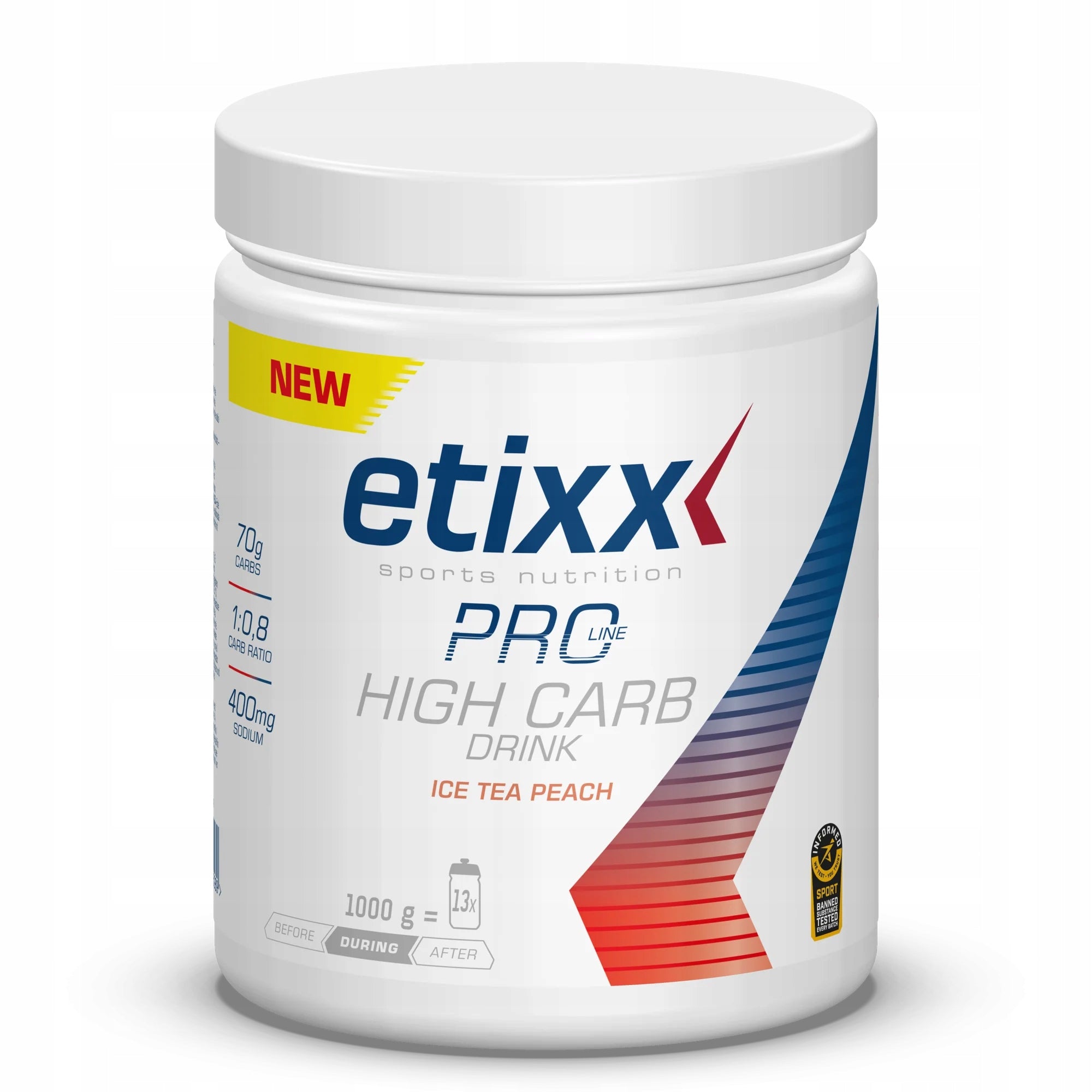 Etixx Pro Line High Carb Drink Ice Tea Peach 1000 g