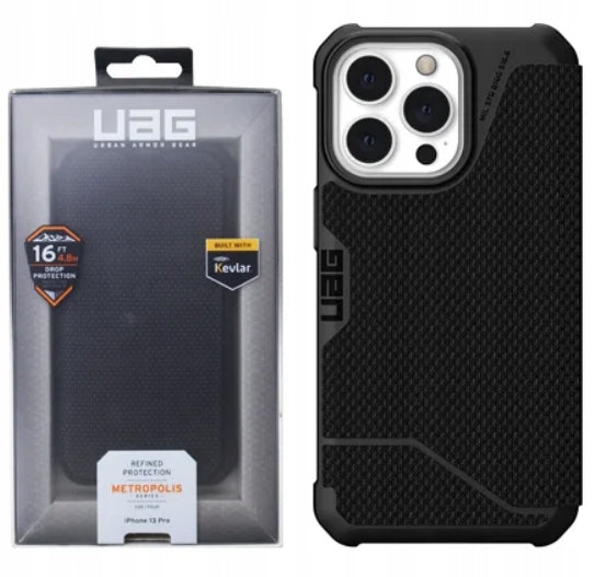 UAG Kevlar dėklas, skirtas Iphone 13 Pro, juodas