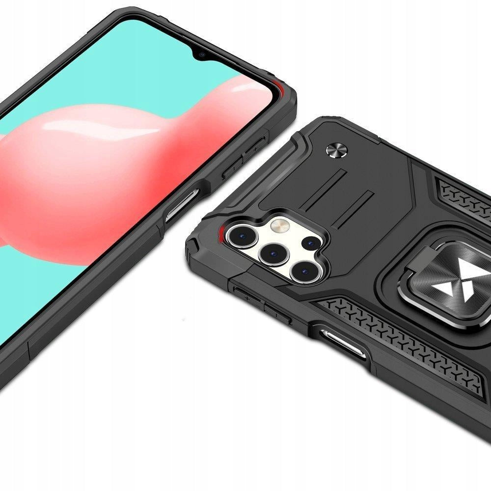 Wozinsky Ring Armor Case skirtas Samsung Galaxy A13 5G, mėlynas