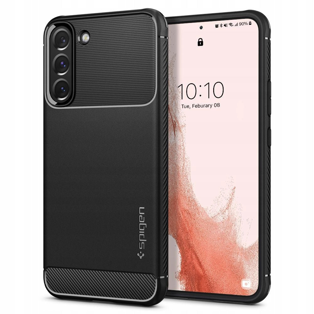 Hülle Spigen für Samsung Galaxy S23 Plus, schwarz 