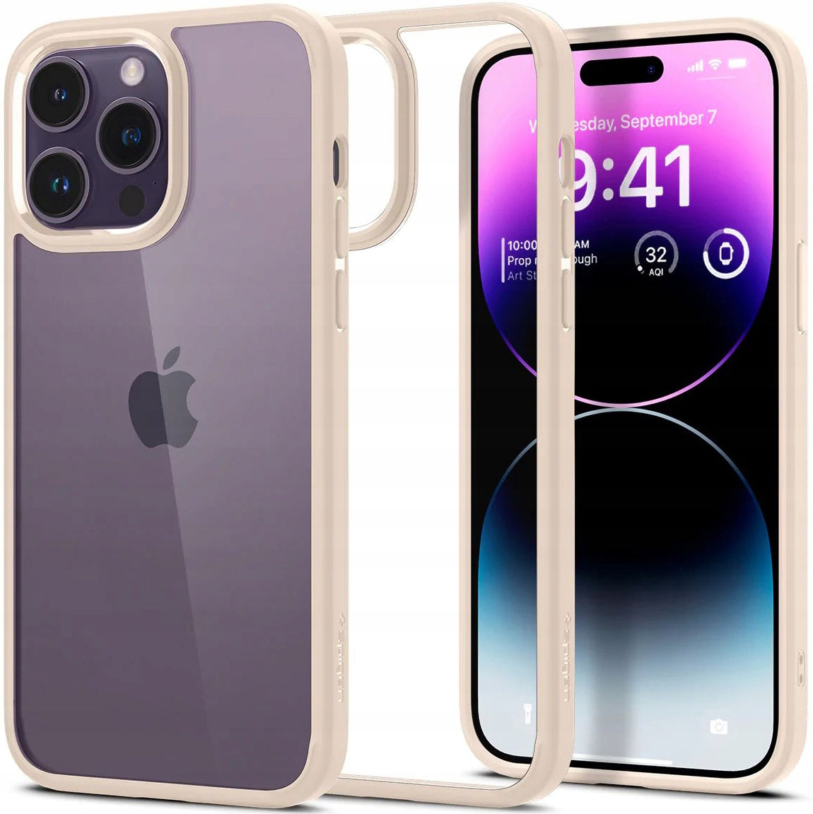 Spigen Ultra Hybrid iPhone 14 Pro SAND BEIGE