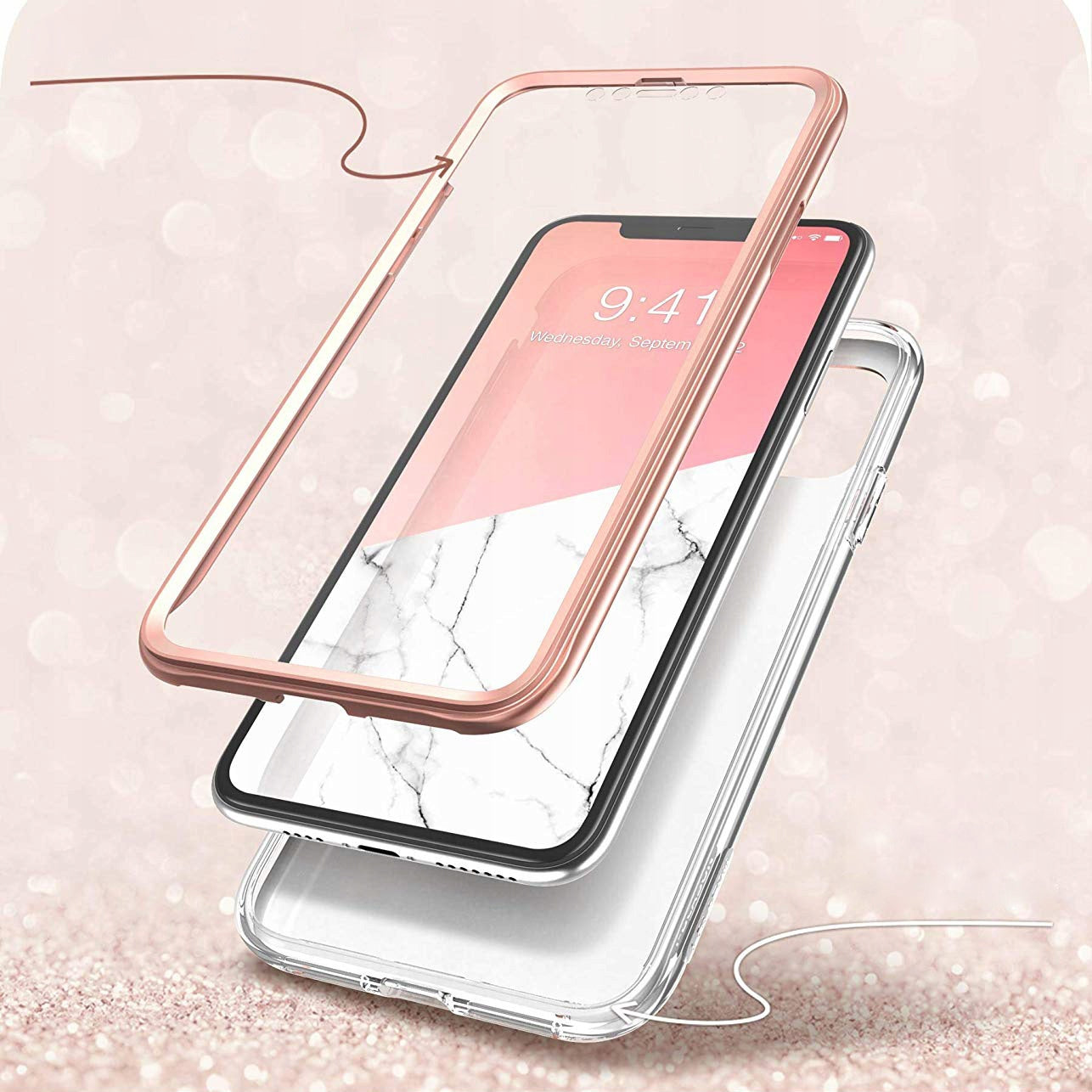 Dėklas Supcase 843439125759 Apple iPhone 11, rožinė
