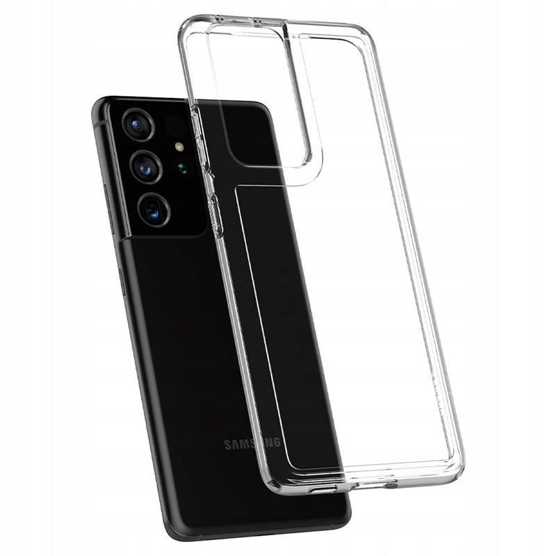 Dėklas Spigen skirtas Samsung Galaxy S21 Ultra 5G, skaidri