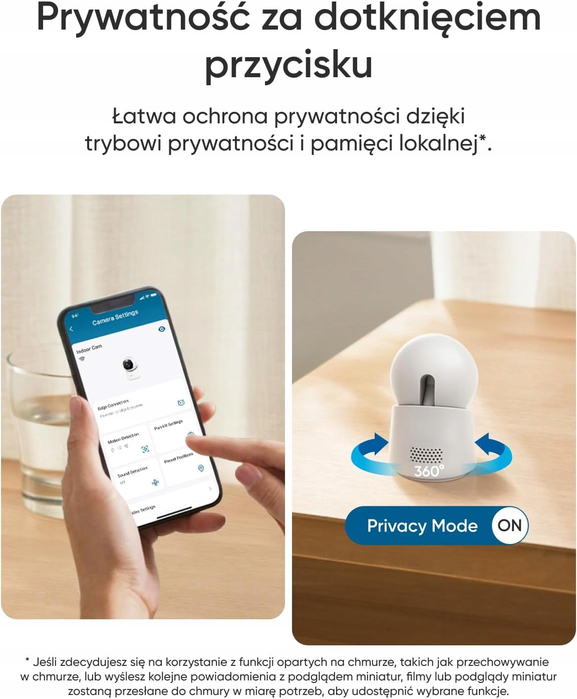 Eufy Indoor Cam E30 Black 4K Homekit Brand Eufy