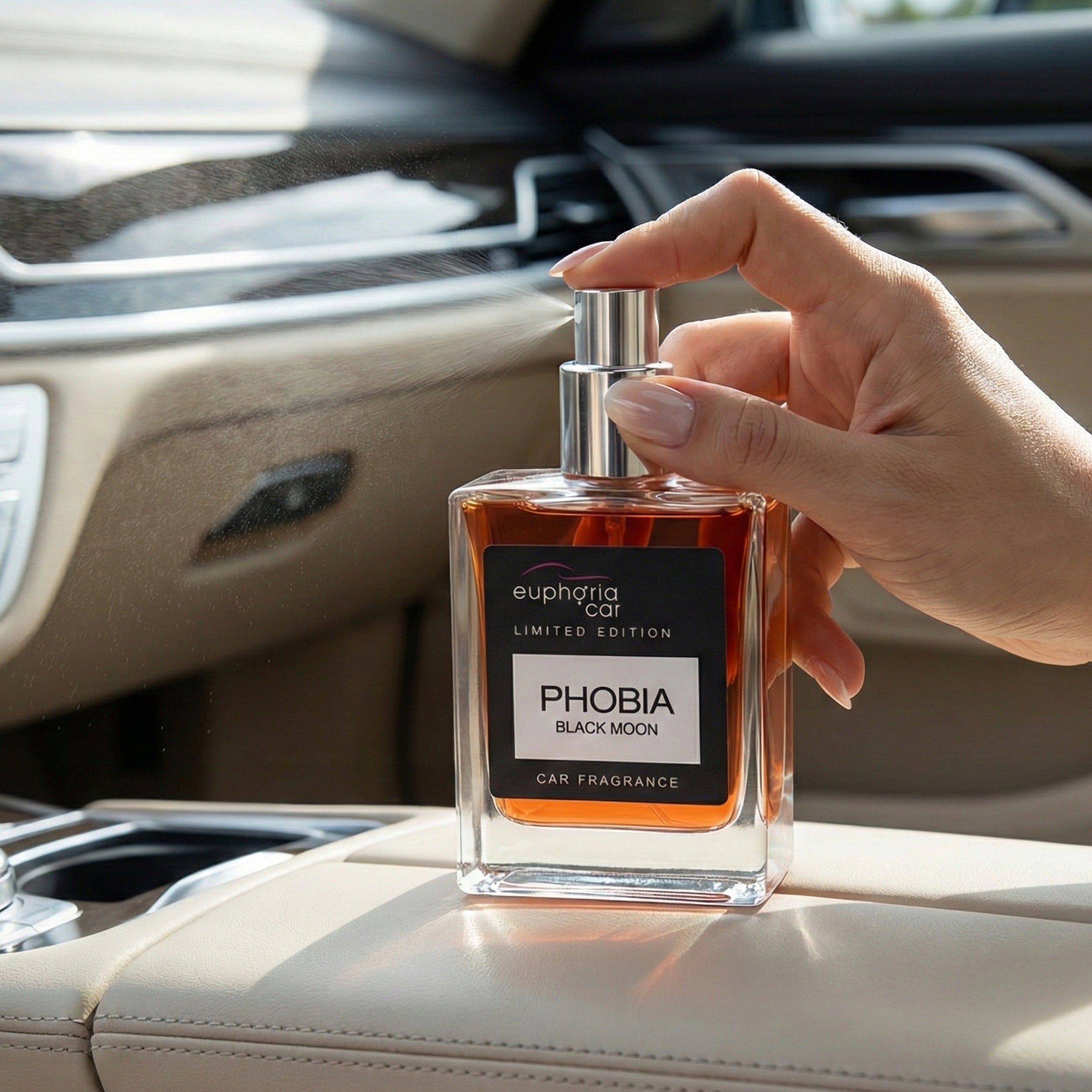 Euphoria Car Perfume BLACK MOON Permanent Fragrance Auto Premium 50ml Manufacturer no brand