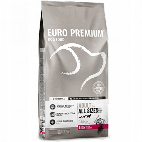 Euro Premium Adult All Size LIGHT Chicken 12kg