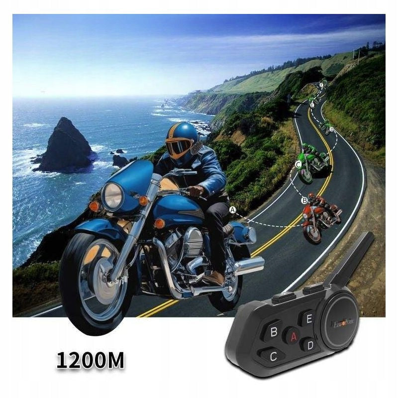 EuroFone OT-S6-1200m helmet intercom, 1 piece, FM, on sale Manufacturer no brand