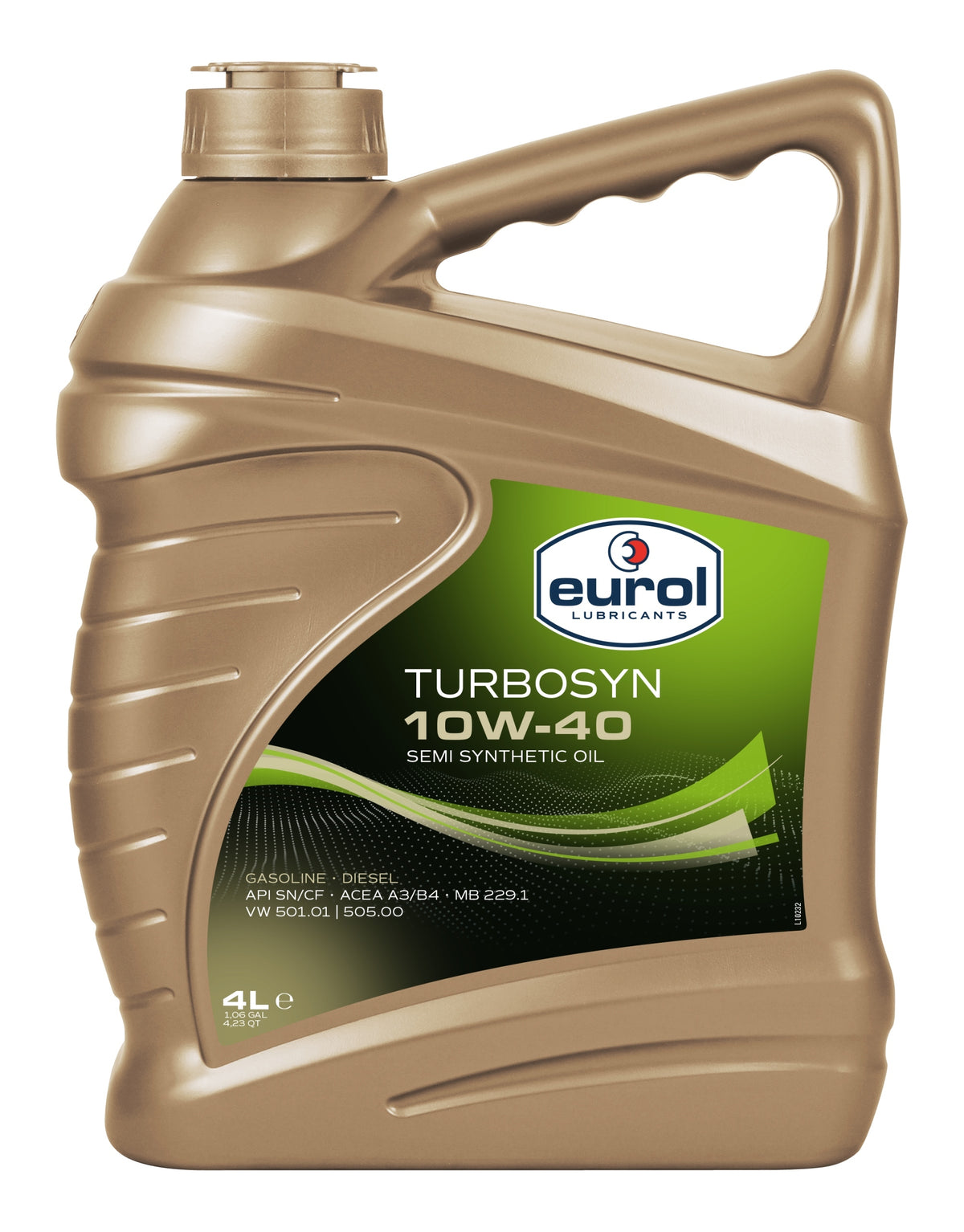 Eurol TURBOSYN 10W-40 A3/B4 SL/CF 4L