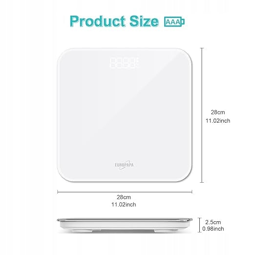 Europepa Personal weight, body weight with clear Batteries included yes