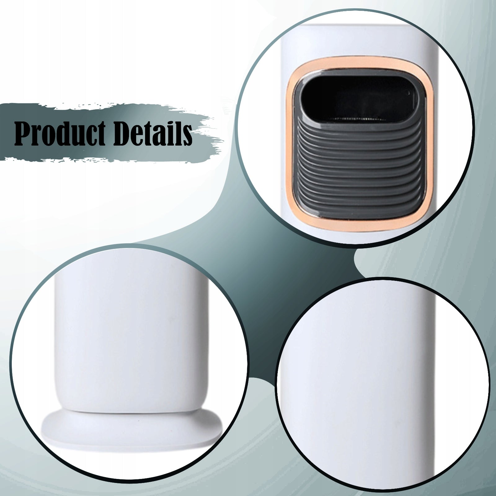 Evaporative Air Cooler with Water Tank Lightweight Powerful 36dB 3 Speeds Medical device no