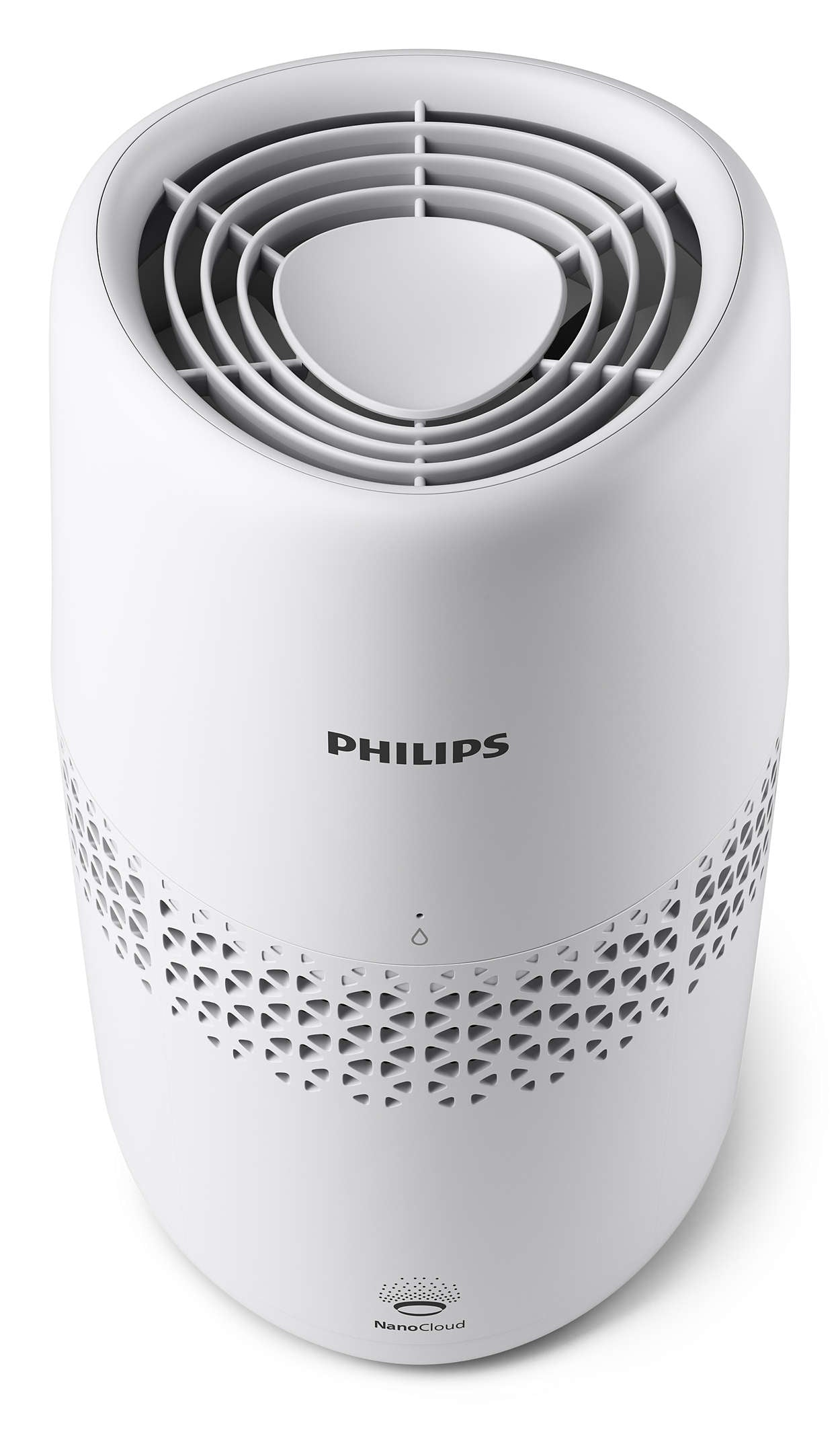 Evaporative air humidifier Philips Series 2000 HU2510/10 – NanoCloud Dominant color white