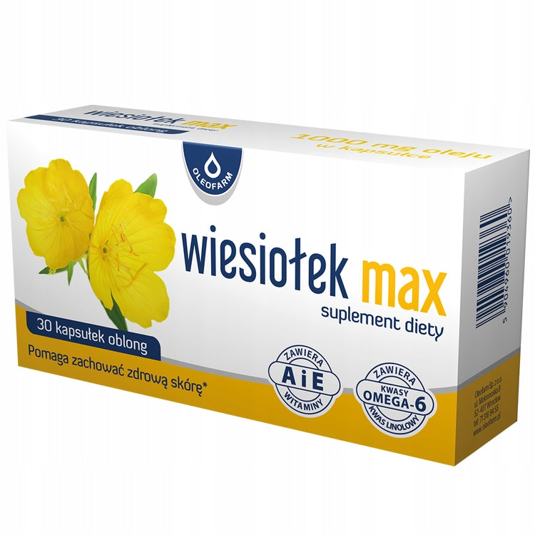 Evening Primrose MAX, 30 capsules