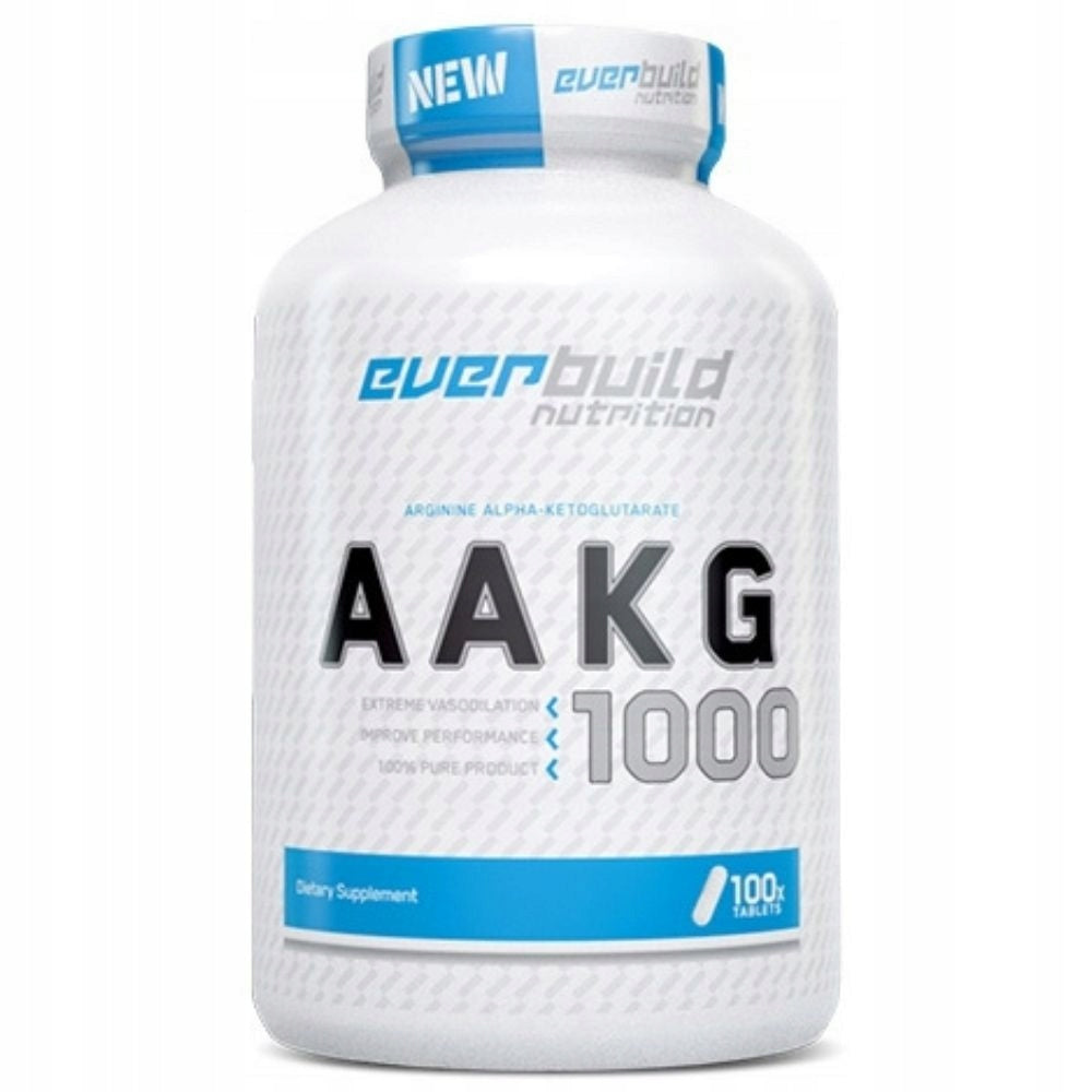 Everbuild Nutrition AAKG Training Pump NO Performance Strength 100 tablets