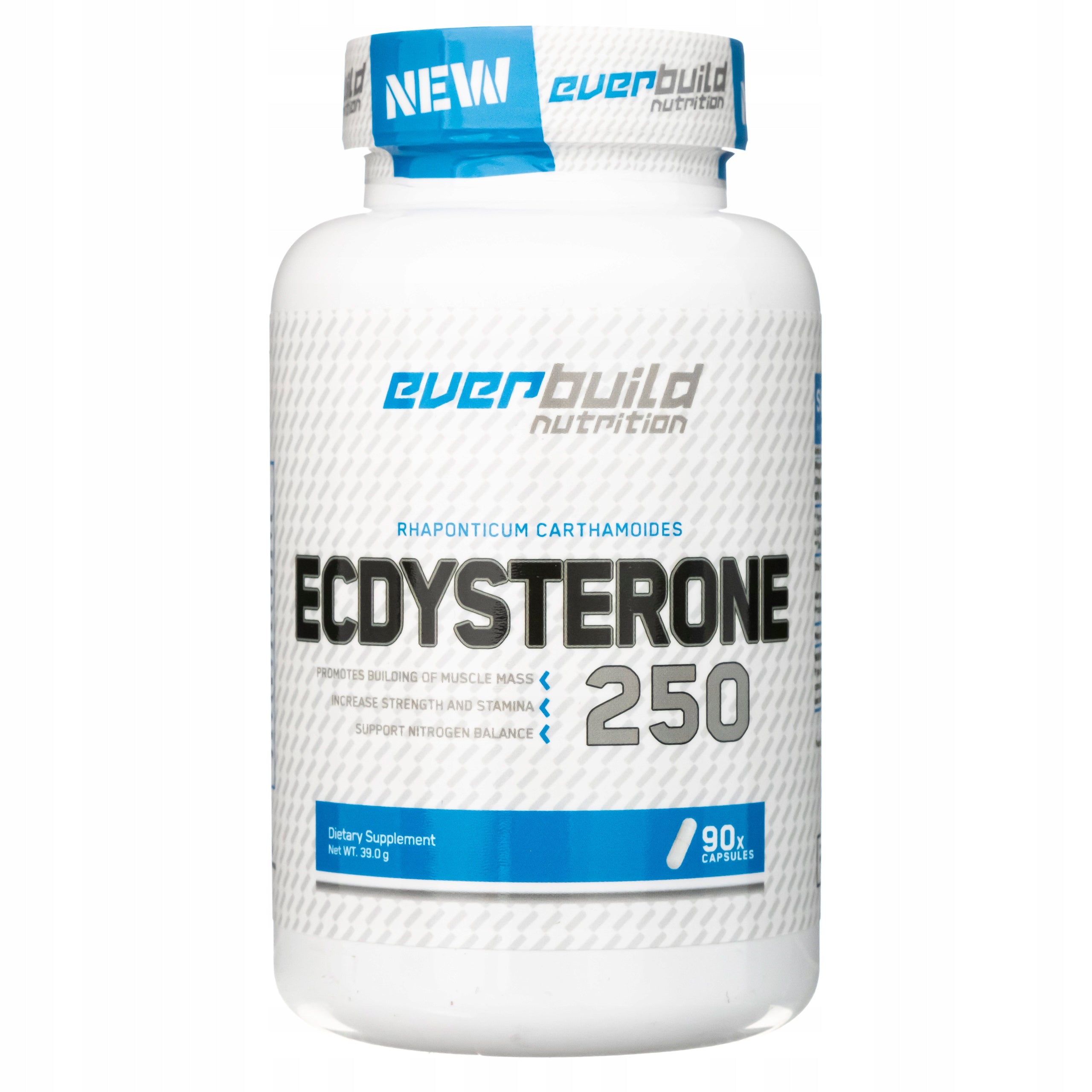 Everbuild Nutrition ECDYSTERONE 250mg 90 KAPS Expiration date not specified
