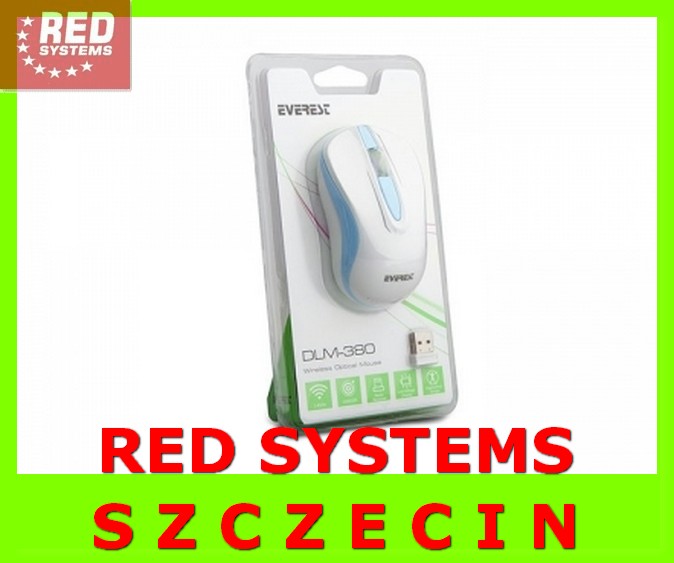 Everest DLM-380 Wireless Mouse White Szczecin Color white