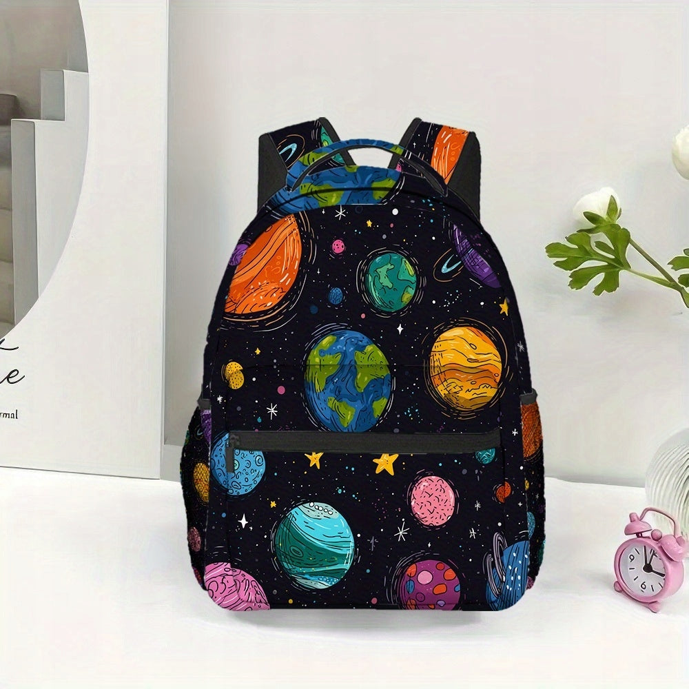 Everyday Campus Backpack - Colorful Orbs Design
